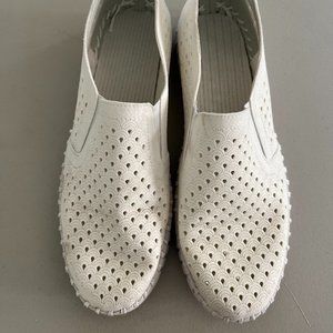 Ilse Jacobsen Hornbaeck White Tulip Slip On Sneaker Flats